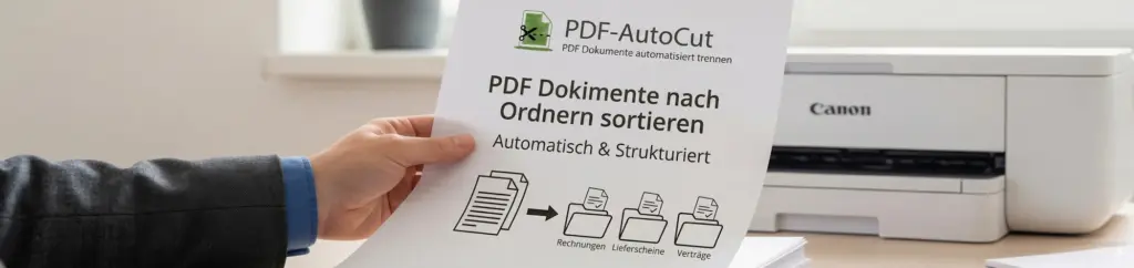 Digitale Poststelle einrichten. PDF automatisch in Ordner ablegen.